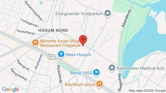 Lejligheder til leje i Brønshøj - kort over placeringen