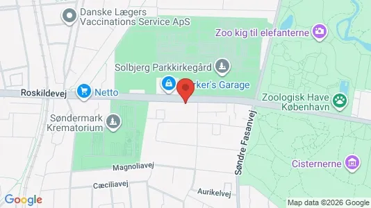 Lejligheder til leje i Frederiksberg - kort over placeringen