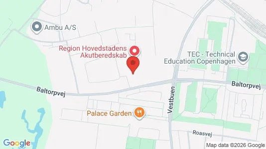 Lejligheder til leje i Ballerup - kort over placeringen