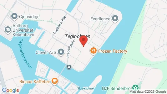 Lejligheder til leje i København SV - kort over placeringen