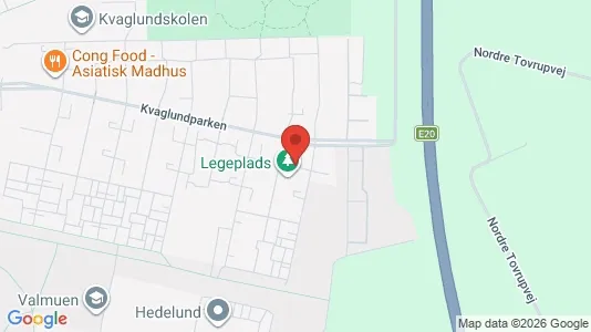 Lejligheder til leje i Esbjerg Ø - kort over placeringen