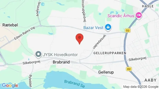 Huse til leje i Brabrand - kort over placeringen