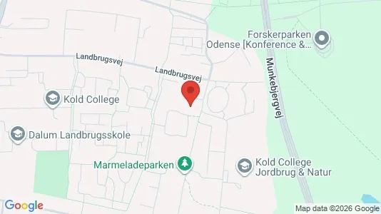 Lejligheder til leje i Odense S - kort over placeringen