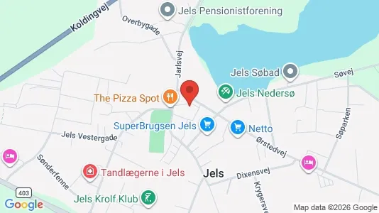 Lejligheder til leje i Rødding - kort over placeringen