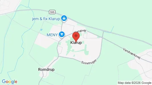 Huse til leje i Klarup - kort over placeringen
