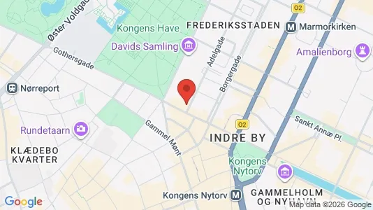 Lejligheder til leje i København K - kort over placeringen