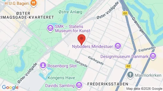 Lejligheder til leje i København K - kort over placeringen