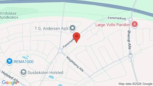 Lejligheder til leje i Næstved - kort over placeringen