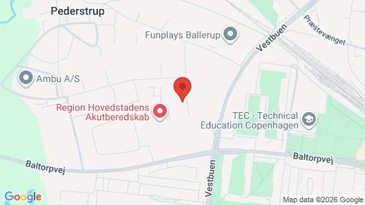 Lejligheder til leje i Ballerup - kort over placeringen