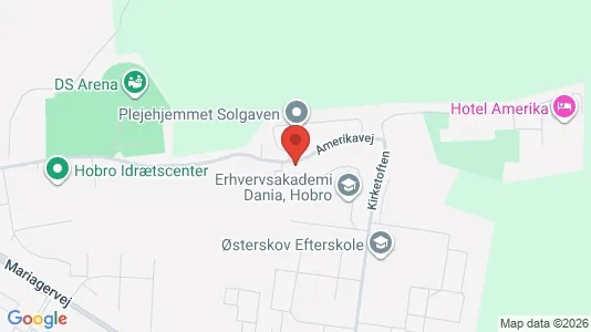 Lejligheder til leje i Hobro - kort over placeringen