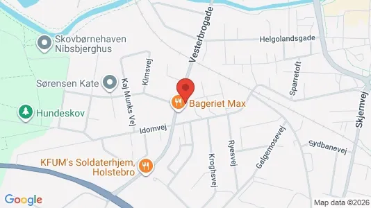 Lejligheder til leje i Holstebro - kort over placeringen