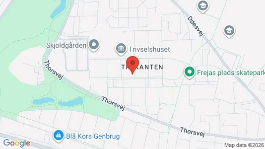 Lejligheder til leje i Holstebro - kort over placeringen