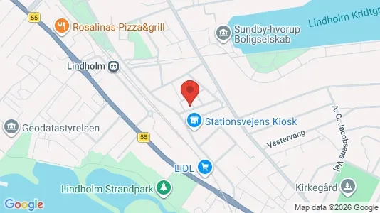 Lejligheder til leje i Nørresundby - kort over placeringen