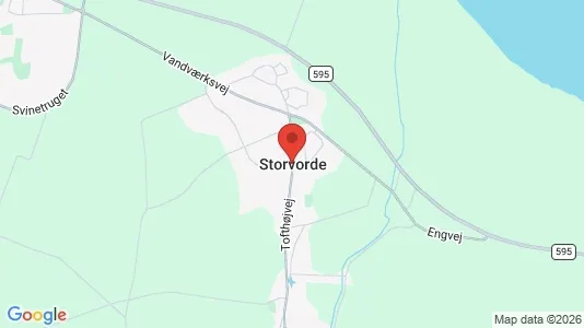 Huse til leje i Storvorde - kort over placeringen