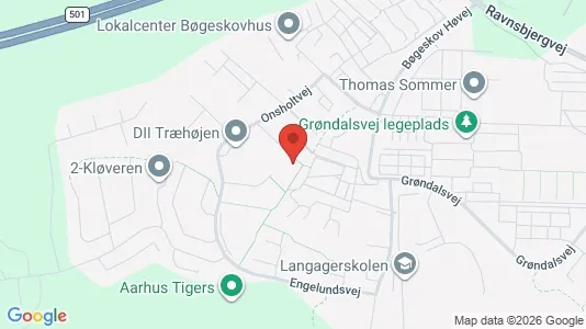 Lejligheder til leje i Viby J - kort over placeringen