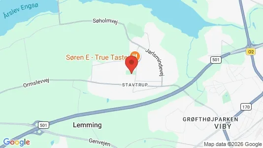 Huse til leje i Viby J - kort over placeringen
