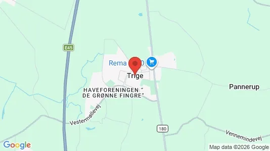 Huse til leje i Trige - kort over placeringen