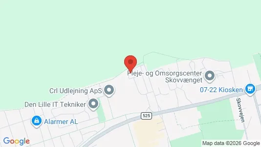 Lejligheder til leje i Bjerringbro - kort over placeringen