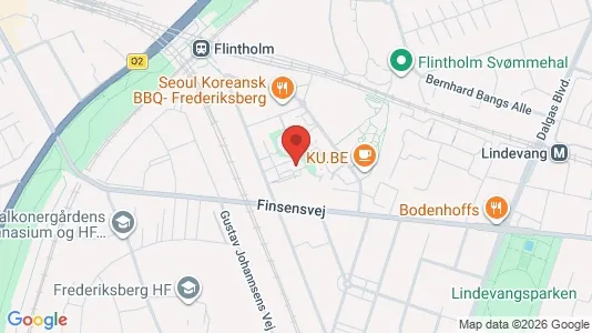 Lejligheder til leje i Frederiksberg - kort over placeringen