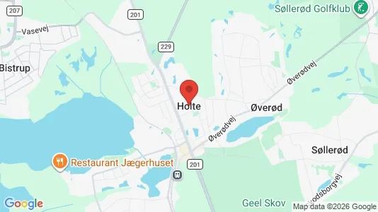 Huse til leje i Holte - Foto fra Google Street View