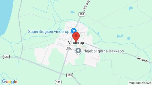 Huse til leje i Vinderup - Foto fra Google Street View