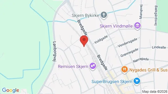 Lejligheder til leje i Skjern - Foto fra Google Street View