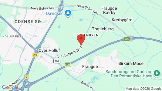 Lejligheder til leje i Odense SØ - Foto fra Google Street View