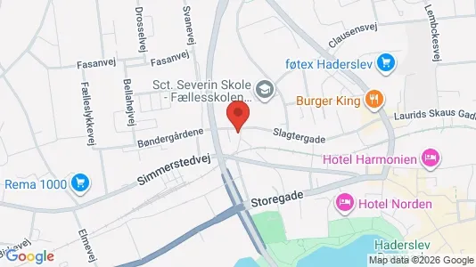 Lejligheder til leje i Haderslev - Foto fra Google Street View