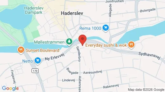Lejligheder til leje i Haderslev - Foto fra Google Street View