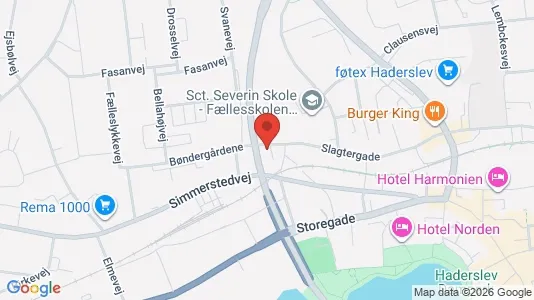 Lejligheder til leje i Haderslev - Foto fra Google Street View