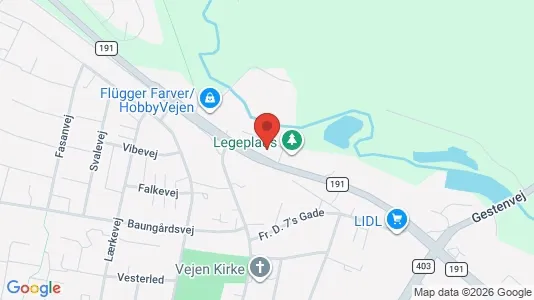 Lejligheder til leje i Haderslev - Foto fra Google Street View