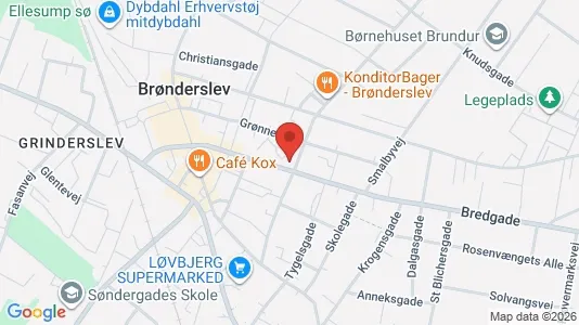 Lejligheder til leje i Brønderslev - Foto fra Google Street View