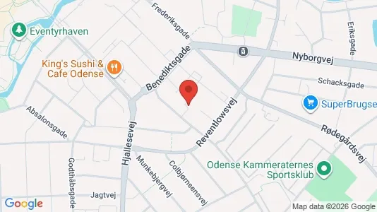Lejligheder til leje i Odense C - Foto fra Google Street View