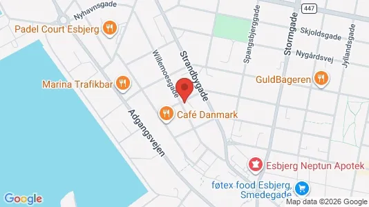 Lejligheder til leje i Esbjerg Centrum - Foto fra Google Street View