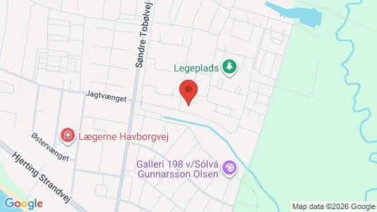 Lejligheder til leje i Esbjerg V - kort over placeringen