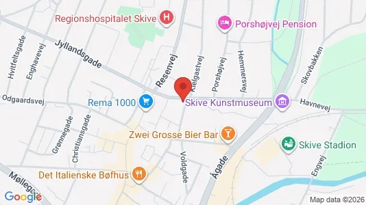 Lejligheder til leje i Skive - Foto fra Google Street View