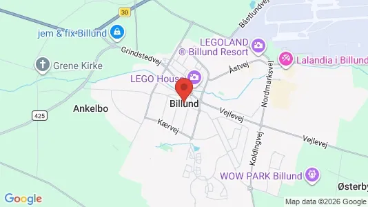 Huse til leje i Billund - Foto fra Google Street View