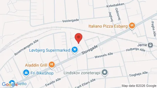 Lejligheder til leje i Esbjerg Centrum - Foto fra Google Street View