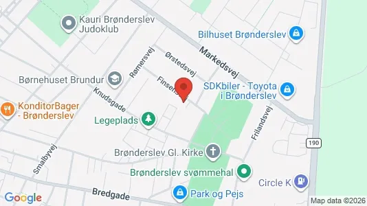 Lejligheder til leje i Brønderslev - Foto fra Google Street View
