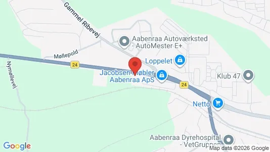 Lejligheder til leje i Aabenraa - Foto fra Google Street View