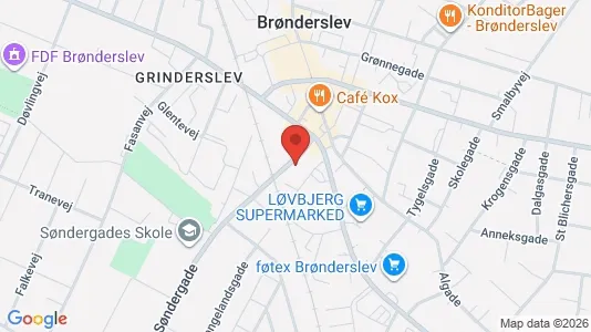 Lejligheder til leje i Brønderslev - Foto fra Google Street View