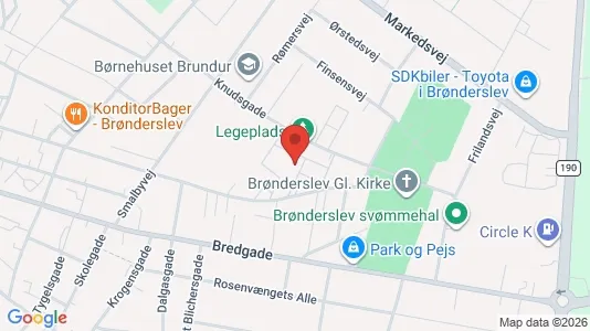 Lejligheder til leje i Brønderslev - Foto fra Google Street View