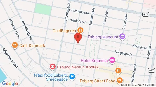 Lejligheder til leje i Esbjerg Centrum - Foto fra Google Street View