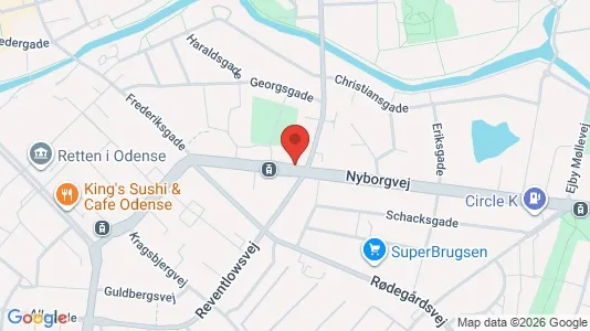 Lejligheder til leje i Odense C - Foto fra Google Street View