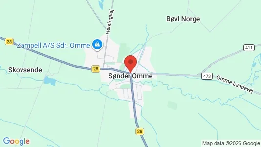 Lejligheder til leje i Sønder Omme - Foto fra Google Street View