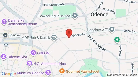Lejligheder til leje i Odense C - Foto fra Google Street View