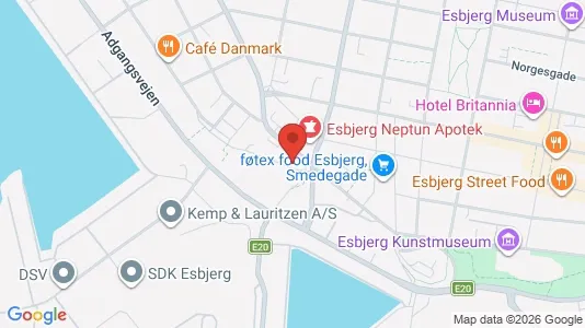 Lejligheder til leje i Esbjerg Centrum - Foto fra Google Street View