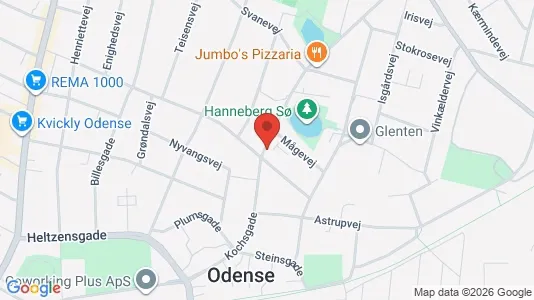 Lejligheder til leje i Odense C - Foto fra Google Street View