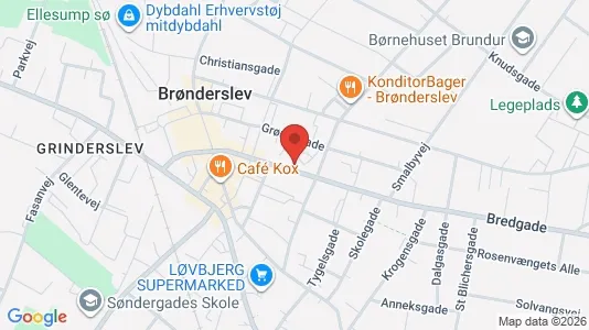 Lejligheder til leje i Brønderslev - Foto fra Google Street View