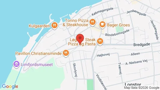 Lejligheder til leje i Løgstør - kort over placeringen